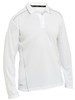 BISLEY COOL MESH LONG SLEEVE POLO WITH REFLECTIVE PIPING