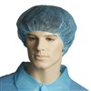 BASTION HAIRNETS POLYPROPYLENE BOUFFANT CAP 21 BLUE CARTON2000