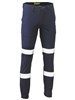 BISLEY TAPED BIOMOTION STRETCH COTTON DRILL CARGO CUFFED PANTS