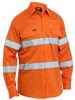 BISLEY TAPED HI VIS COOL LIGHTWEIGHT DRILL SHIRT