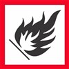 DANGEROUS GOODS GHS DECAL FLAMMABLE SIGN