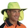 DNC HI VIS HAT WITH FLAP