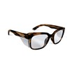 BOLLE STKS 410 PLATINUM SAFETY GLASSES CLEAR LENS WITH BROWN TORTOISE FRAME