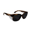 BOLLE STKS 410 PLATINUM SAFETY GLASSES SMOKE LENS WITH BROWN TORTOISE FRAME