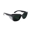 BOLLE STKS 410 SAFETY GLASSES POLARIZED SMOKE LENS WITH BLACK GLOSS FRAME