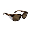 BOLLE STKS 410 SAFETY GLASSES QUARTZ POLARISED LENS WITH BROWN TORTOISE FRAME