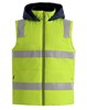 AIW UNISEX HI VIS TAPED HOODED PUFFER VEST
