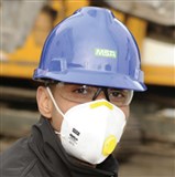 MSA AFFINITY 2221 FLAT FOLD P2 VALVED RESPIRATOR BOX20