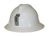 MSA VGARD HARD HAT 4 POINT PUSH KEY SUSPENSION METAL LAMP BRACKET WHITE