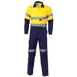 DNC OVERALLS LWEIGHT HI VIS W3M TAPE