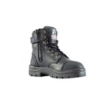STEEL BLUE LADIES ARGYLE ZIP SIDED COMPOSITE TOE SCUFF SAFETY BOOT