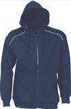 DNC MENS CONTAST PIPING FLEECY HOODIE