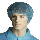 BASTION HAIRNETS POLYPROPYLENE BOUFFANT CAP 21 BLUE CARTON2000