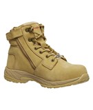 KING GEE WOMENS TRADIE HYBRID ZIP SIDED COMPOSITE CAP BOOTS