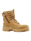 KING GEE ONYX 6Z PR WOMENS STEEL TOE ZIP SIDED SAFETY BOOT