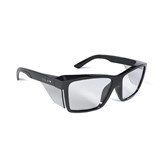 BOLLE STKS 420 PLATINUM SAFETY GLASSES CLEAR LENS WITH BLACK GLOSS FRAME