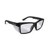BOLLE STKS 420 PLATINUM SAFETY GLASSES CLEAR LENS WITH BLACK FRAME