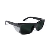 BOLLE STKS 420 SAFETY GLASSES POLARISED SMOKE LENS WITH BLACK GLOSS FRAME