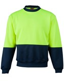 AIW HI VIS 2 TONE CREW NECK SWEATER