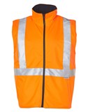 AIW HI VIS TAPED X BACK SAFETY VEST