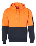 AIW HI VIS TWO TONE FLEECY HOODIE UNISEX